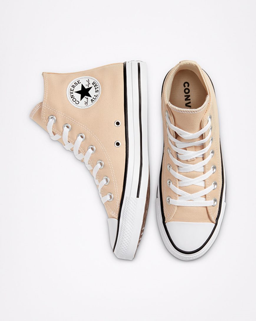 Tenisi Inalti Barbati Converse Chuck Taylor All Star Seasonal Color Bej | RO SQURJ071